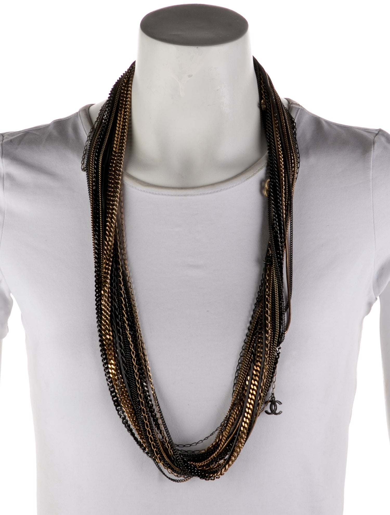 Chanel Chain Multistrand Necklace